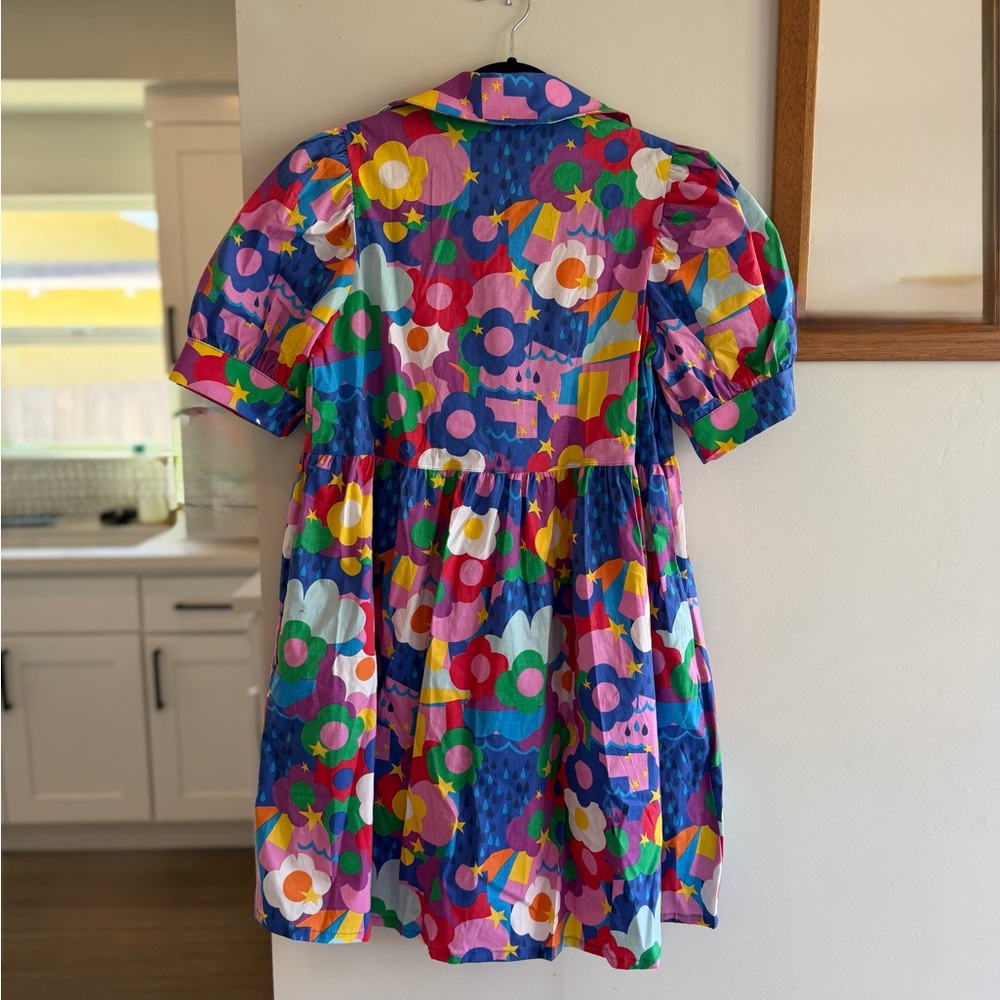 Nooworks Baby Doll Dress - Summer Daze print TAGS ON - Picture 2 of 3
